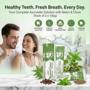 KUDOS AYURVEDA Neem Clove Toothpaste